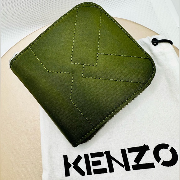 Kenzo Bags Nwt Unisex Kenzo Small Army Green Quilted Shell Nylon